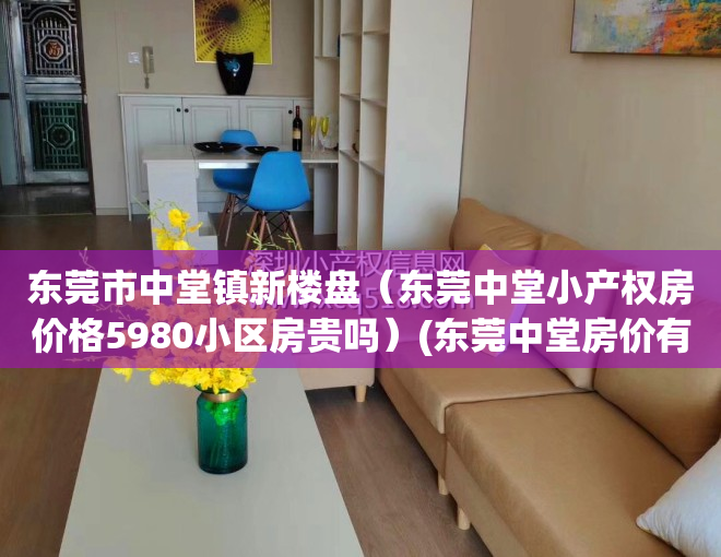 东莞市中堂镇新楼盘（东莞中堂小产权房价格5980小区房贵吗）(东莞中堂房价有没有升值空间)