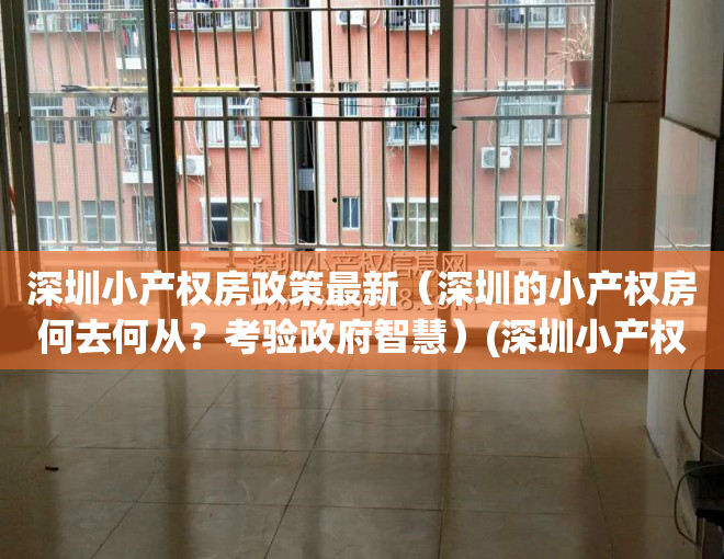 深圳小产权房政策最新（深圳的小产权房何去何从？考验政府智慧）(深圳小产权房政策2021)