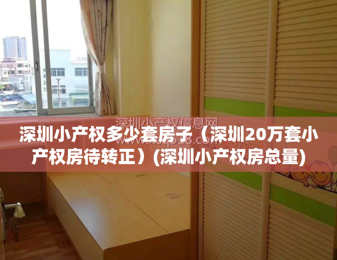深圳小产权多少套房子（深圳20万套小产权房待转正）(深圳小产权房总量)