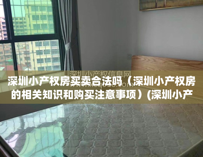 深圳小产权房买卖合法吗（深圳小产权房的相关知识和购买注意事项）(深圳小产权房能买卖吗)