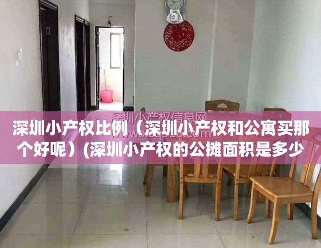 深圳小产权比例（深圳小产权和公寓买那个好呢）(深圳小产权的公摊面积是多少)