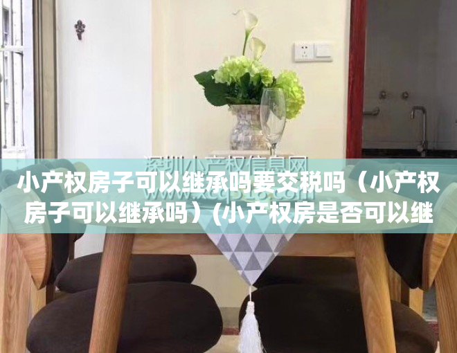 小产权房子可以继承吗要交税吗（小产权房子可以继承吗）(小产权房是否可以继承)