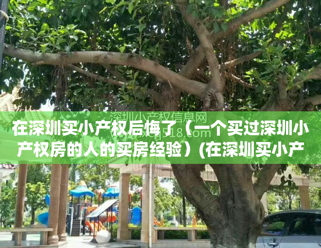 在深圳买小产权后悔了（一个买过深圳小产权房的人的买房经验）(在深圳买小产权房好吗)