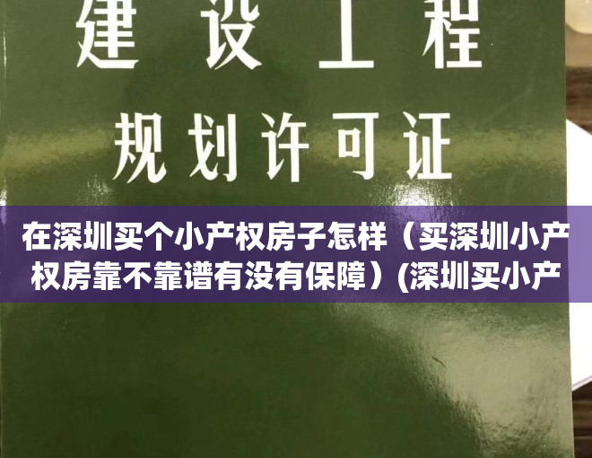 在深圳买个小产权房子怎样（买深圳小产权房靠不靠谱有没有保障）(深圳买小产权房安全吗)