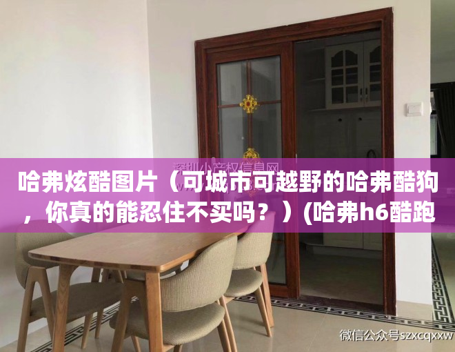 哈弗炫酷图片（可城市可越野的哈弗酷狗，你真的能忍住不买吗？）(哈弗h6酷跑图片及报价)